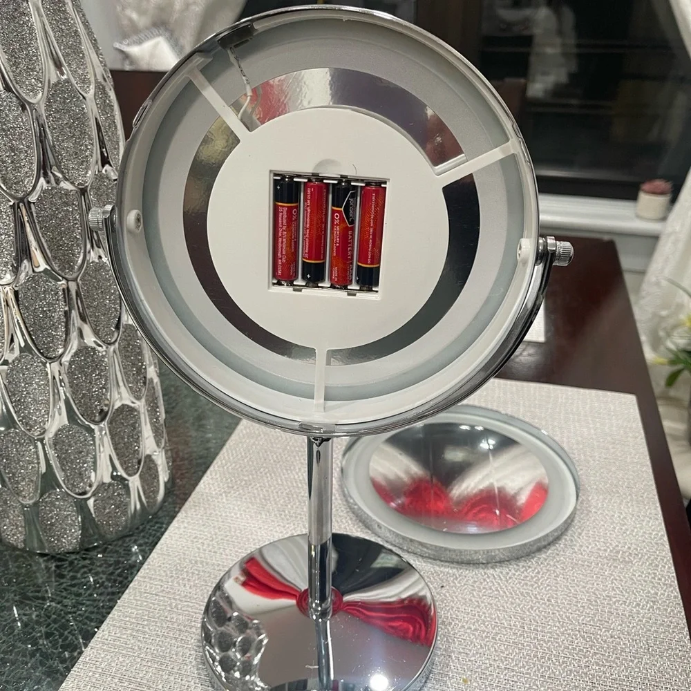 Silver Vanity Mirror